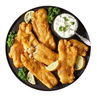 Tapa de pavias de merluza