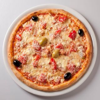 Pizza Prosciutto Quattro Formaggi