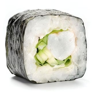 Maki de langostino, calabacín y crema de soja (4 uds.)