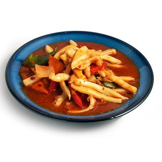 289.sepia con salsa picante