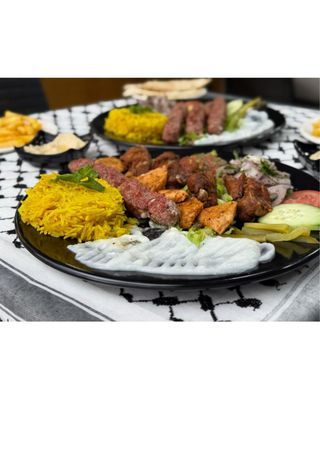 طبق مشاوي مشكل