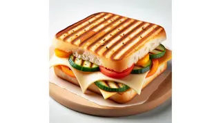 Vegetable And Cheese Sandwich