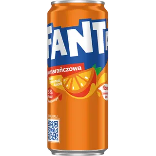 Napój Fanta Pomarańczowa 0,33 l