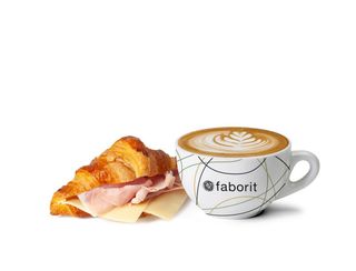 CROISSANT MIXTO & BEBIDA CALIENTE