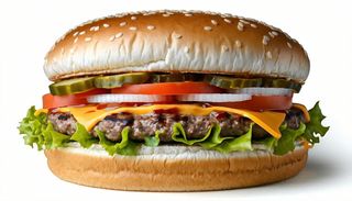 Cheddar burger menù