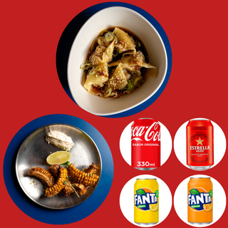 Ribs De Maíz + Wantons De Pollo Y Langostino + Bebida