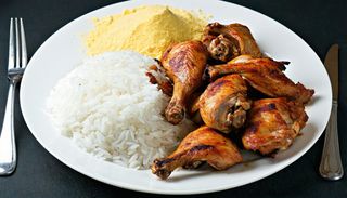Half Chicken With Rice / Ugali