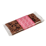 Tableta de chocolate con leche y cookies