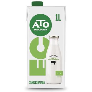 Leche Semidesnatada Eco Brik Ato 1L.