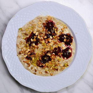 Owsianka z wiśniami