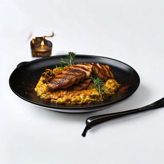 Risotto sa piletinom u curry sosu 250g