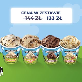 Zestaw 4 kubków BEN&JERRY'S