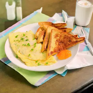 Chapati(2), 3 Eggs(fried),2 Sausages