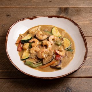 Curry Verde De Langostinos