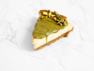 Tarta De Queso Con Pistacho