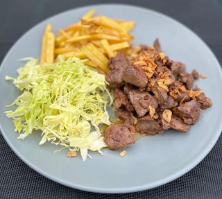 Ficatei de pui la tigaie