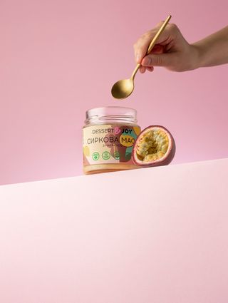 Десерт сиркова маса з маракуєю