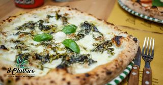 Pizza Salsiccia Friarielli Bianca