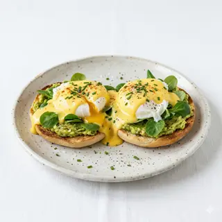 Huevos Benedictinos Con Aguacate