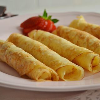 Filloas de carnaval rellenas