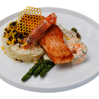 Somon cu sos de creveți