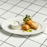 Блины с курицей и грибами