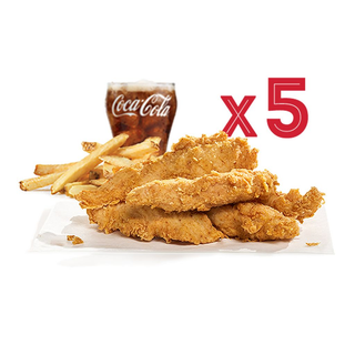 5 pc Spicy Chicken Strips Menu