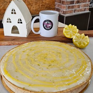 Tarta de galleta y limon