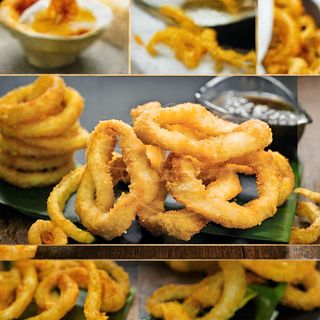 Breaded squid rings 7 pcs