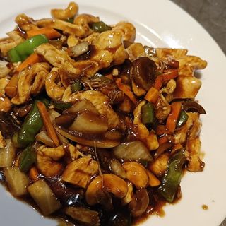 pollo con salsa picante