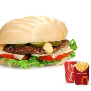 Panino Mega Beef Parmigiano menù