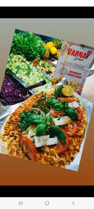 Turecka Pizza wegetariańska
