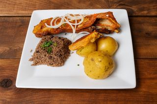 Costilla de cerdo asada