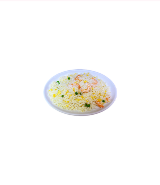 Arroz frito con gambas