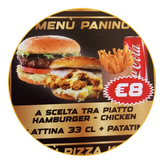 Menu panino