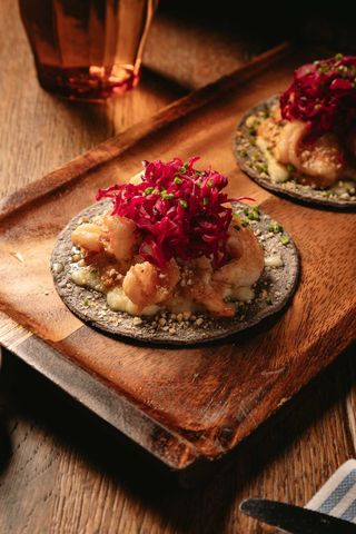 El Gober® de MAWEY. Taco de langostinos salteados (2 uds)