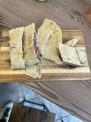 Piadina Nutella e cocco