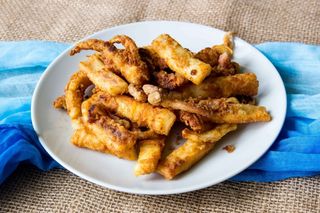 Rabas calamar frito
