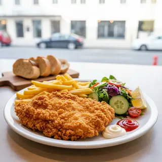 Crispy de pui farfurie