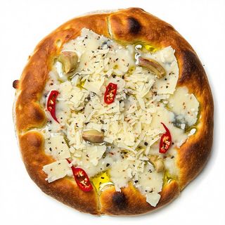 Pizza diavola bianca