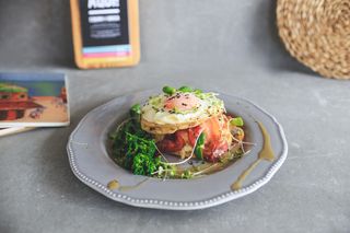 Panquecas de Ovo e Bacon