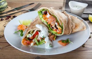 Salmon wrap