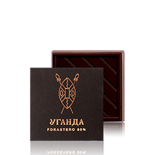 Шоколадні Тафлі Чорні Уганда, 5г