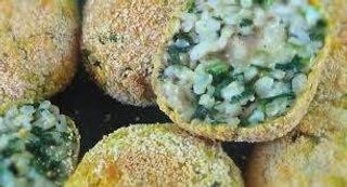Arancino agli spinaci