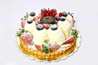 Crostata frolla, crema e frutta fresca - piccola (4/5 persone)