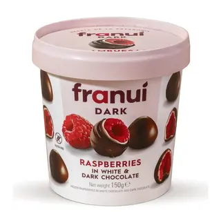 Frambuesas Cubiertas Chocolate Negro