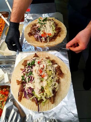 Dürüm Kebap / tortilla