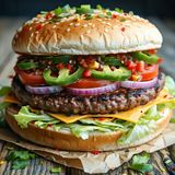 Mexican burger
