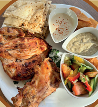 Mezzo pollo alla griglia