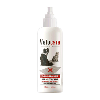 VETOCARE PETS - DISSUASIF ANTI-MARQUAGE (URINE,GRIFFADE) 200ML